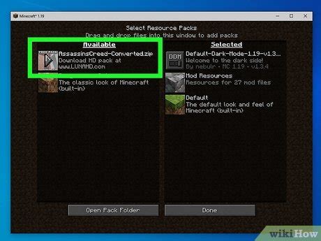 Image result for How to Install Resource Packs