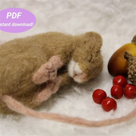 Image result for Needle Felt Mouse Tutorial