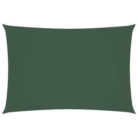 Żagiel Ochronny Oxford PU 2,5 x 4,5m Ciemnozielony Prostokątny UV ...