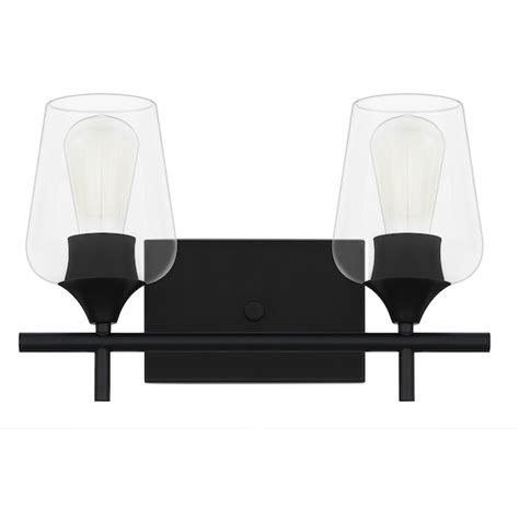 Whitfield Lighting Fauna 15-in 2 -Light Black Transitional Vanity light ...