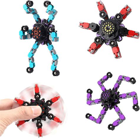 Buy Fidget Spinners Deformable Fingertip Toys - Transformable Sensory ...
