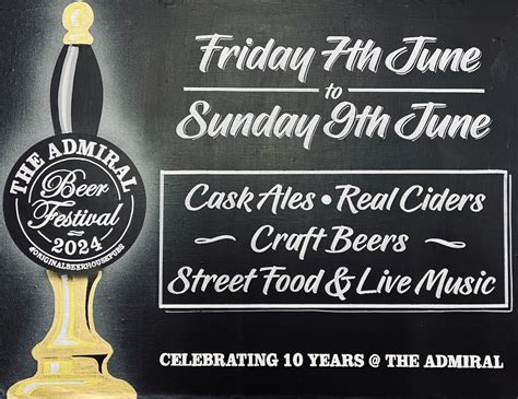 Beer Festival 2024 at The Admiral, Clifton, The Admiral - Clifton ...