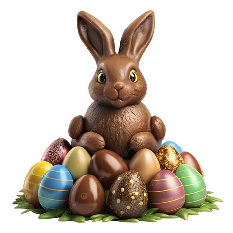 Chocolate Easter Bunny Clip Art