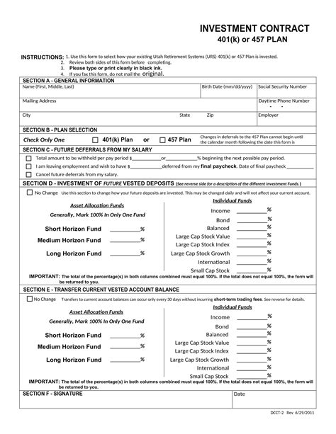 Free Printable Investment Contract Templates [PDF, Word] Simple Cash