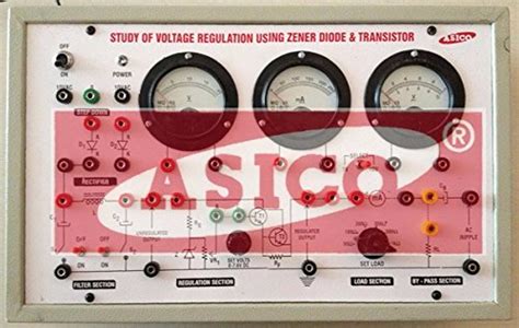 Study of Voltage Regulation using Zener diode & Transistors : Amazon.in ...