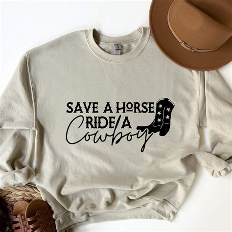 Save A Horse Ride A Cowboy Shirt, Western Bachelorette Party Shirt ...