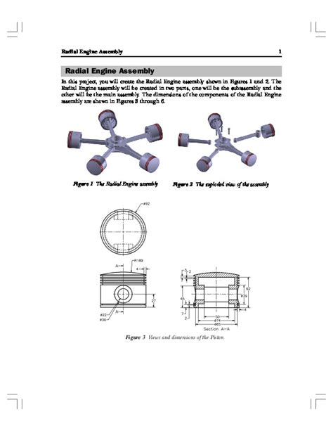 Image result for Radial Engine Exploded View Drawing