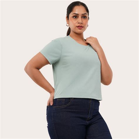 Palm Paradise Ribbed Crop Top – GlamZei