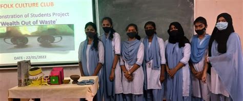 Wealth from Waste: Folk Culture - Besant Women's College