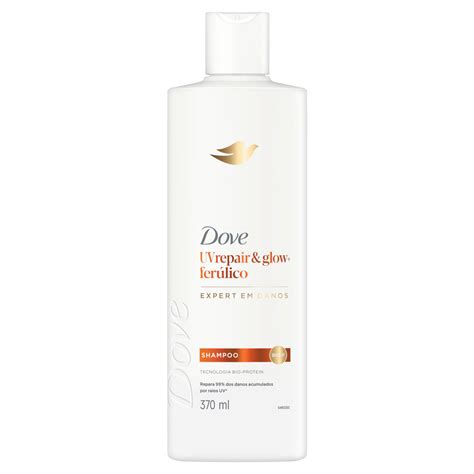 Shampoo Dove Uv Repair Glow + Ferúlico 370ml - Pague Menos