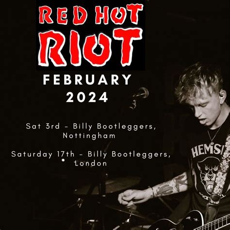 Red Hot Riot - London, Billy Bootleggers, 202 brick lane, London, 17 ...