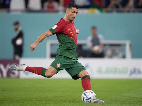 Download Christiano Ronaldo Kicking Soccer Ball Picture | Wallpapers.com