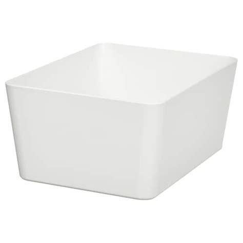 KUGGIS box, white, 13x18x8 cm (5x7x3 ¼") - IKEA