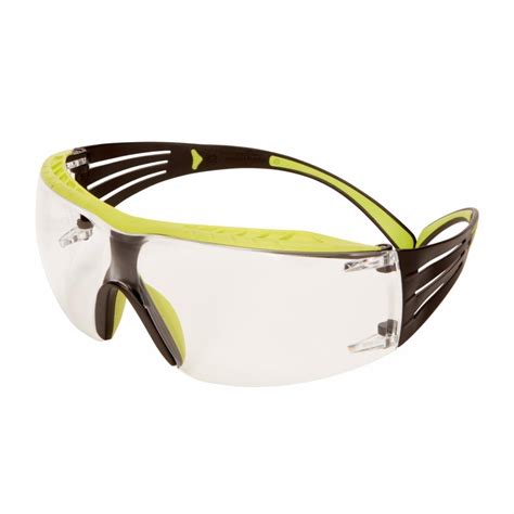3M™ SecureFit™ Protective Eyewear 400 Series, SF401XAF-GRN, Clear Anti ...