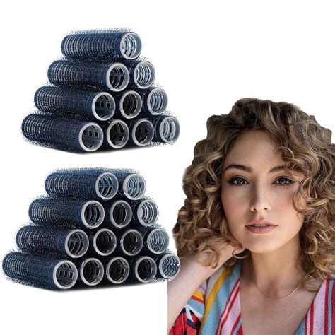Amazon.com : 24 PCS Hair Rollers, Small Size Self Grip Hair Curlers ...