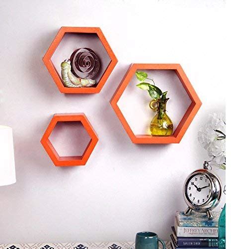 A K HANDICRAFTS Hexa Wall Shelf : Amazon.in: Home & Kitchen