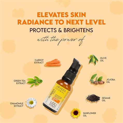 Sunscreen Face Serum SPF 65 PA+++ | For Men & Women – Jovees Herbal
