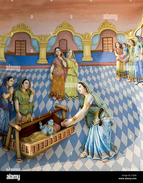 Yashoda and krishna painting on wall hi-res stock photography and images - Alamy - painting of uttar pradesh