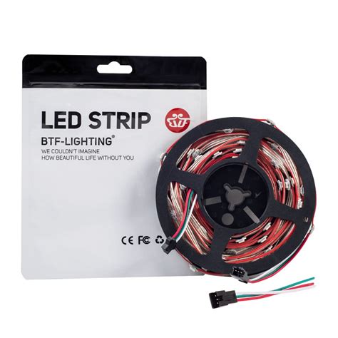 Buy BTF-LIGHTING 50x WS2812B Pre-soldered LEDs with Transparent Wire 5V ...