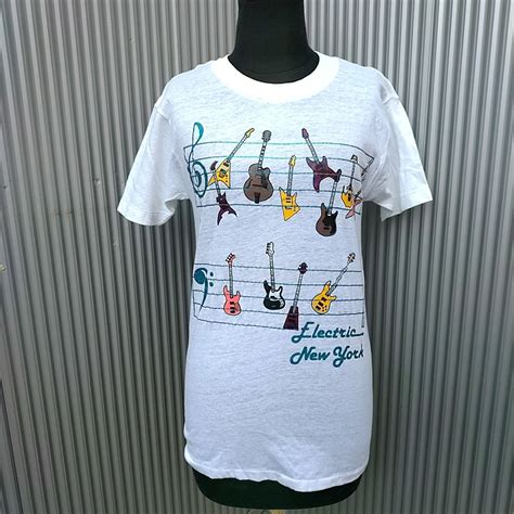 【80s/USA製】マックレガーMcGREGOR/マクレガー/ビンテージ/ヴィンテージ/古着/エレキギター/ベース/Tシャツ/S/ユニセックス ...