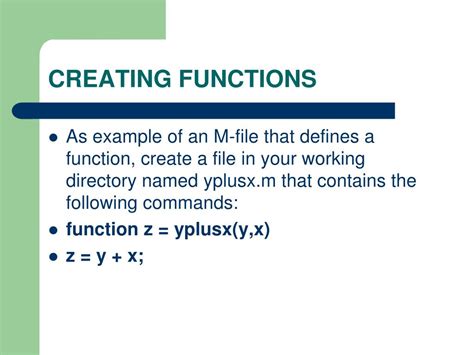 MATLAB Creating Functions 的图像结果
