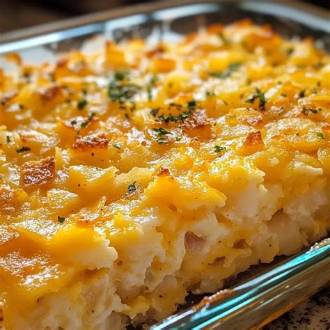 Easter Cheesy Hash Brown Casserole - Recipes Chat