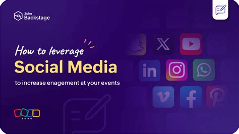 How to leverage social media to increase engagement at your events | The Green Room – A Zoho ...