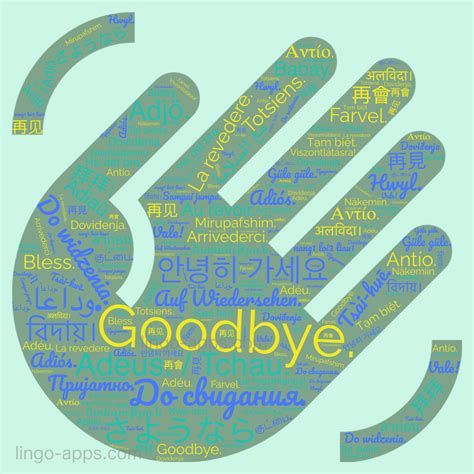 How to Say "Goodbye" in 50 Different Languages? - LingoCards - Top ...