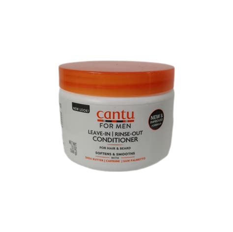 CANTU / FOR MEN /LEAVE-IN/RINSE -OUT CONDITIONER FOR HAIR & BEARD/ 368G ...