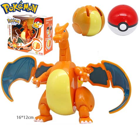 Buy KLZO Pocket Monster Action Figure Kids Toy Set with Charizard Poke ...