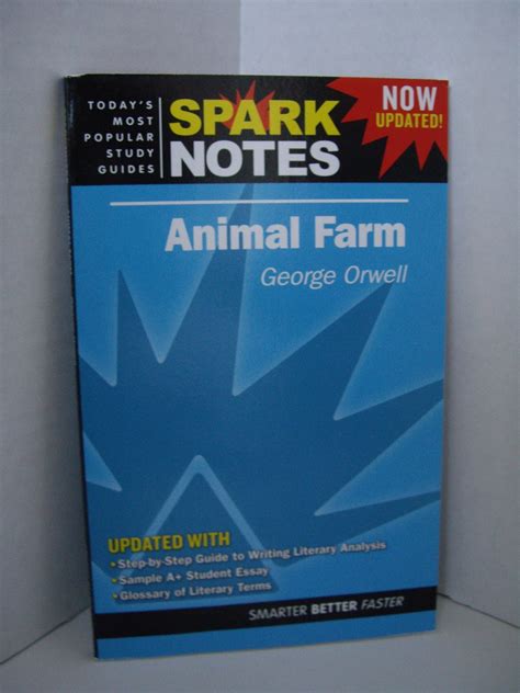 Sparknotes Literature Guide: Animal Farm, George Orwell | eBay