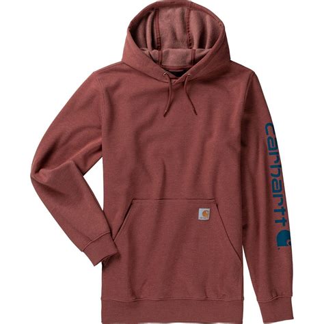 Carhartt Midweight Signature Sleeve Hooded Sweatshirt - Men's - Clothing