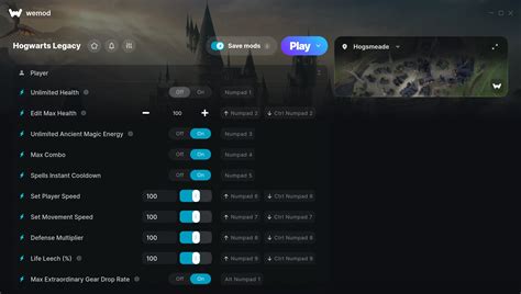 Hogwarts Legacy Cheats, Trainers and Maps for PC | WeMod
