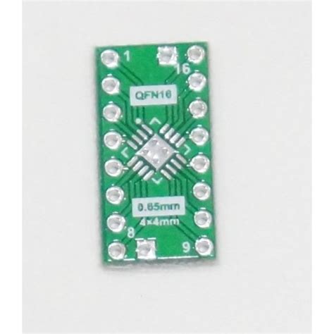 Adapter PCB - SMD to DIP - QFN16 to DIP16 at MG Super Labs India