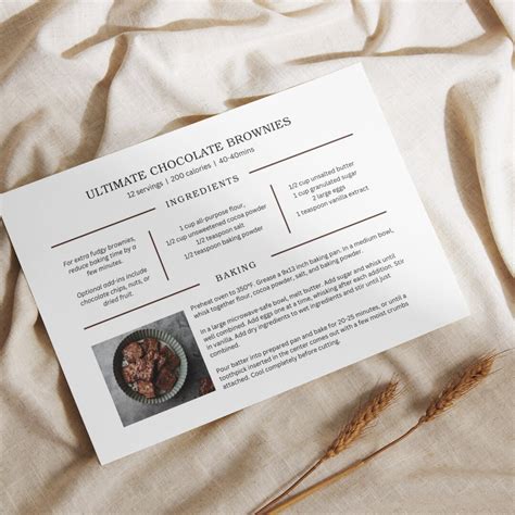 Image result for Printing Recipe Cards On Computer