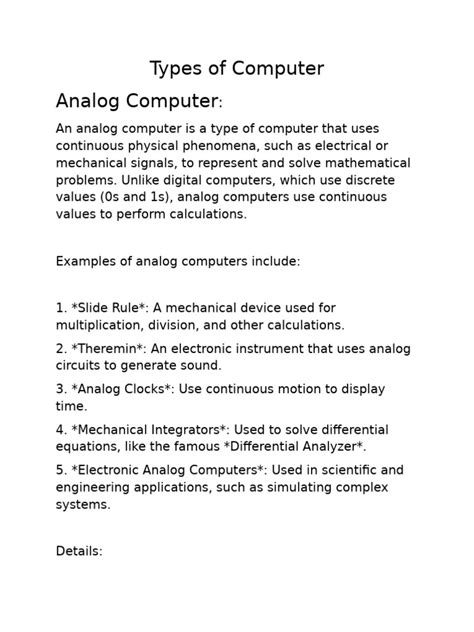Types of Computer PDF 的图像结果
