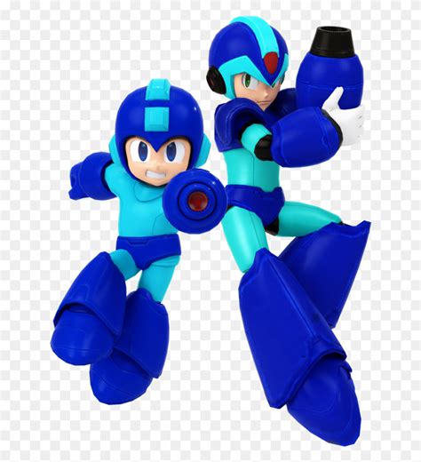 Mega Man And X Render - Mega Man X PNG - FlyClipart