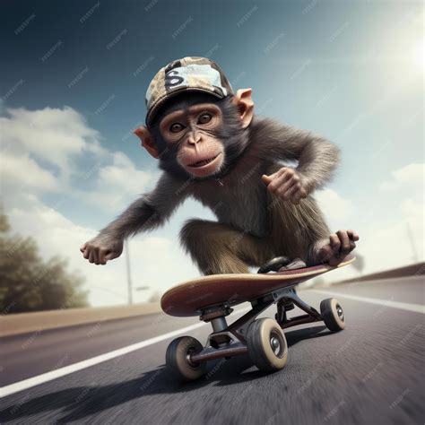 90S Monkey Skateboard Movie