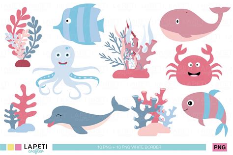 Sea Creatures Clipart