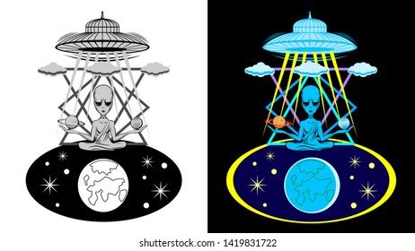 Alien Yoga 的图像结果