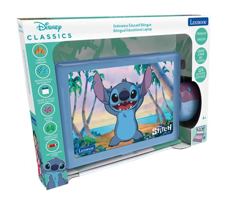 Bilingual educational Stitch computer with 124 activities in English ...