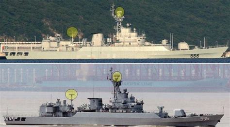 夜话军舰之中国海军053H3型护卫舰566号怀化舰现代化改装 - 每日头条