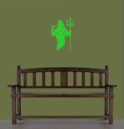 Flipkart SmartBuy 20 cm Glow in The Dark Lord Shiva Radium Wall ...