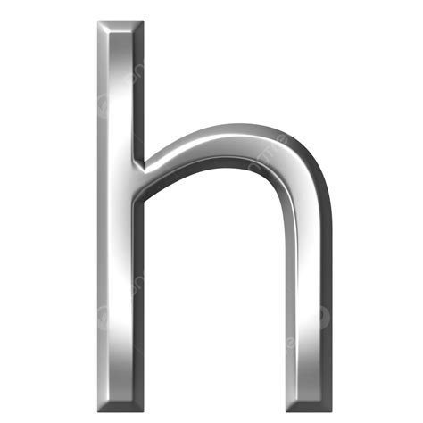3d Silver Letter H, Text, Fancy, Illustration PNG Transparent Image and Clipart for Free Download