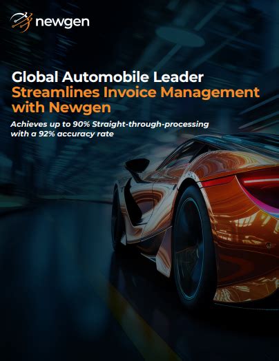 Global Automobile Leader Streamlines Invoice Management with Newgen ...