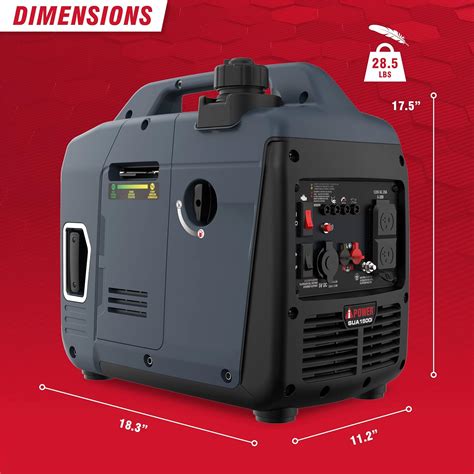 A-iPower 1500 Watt Portable Quiet Inverter Generator India | Ubuy