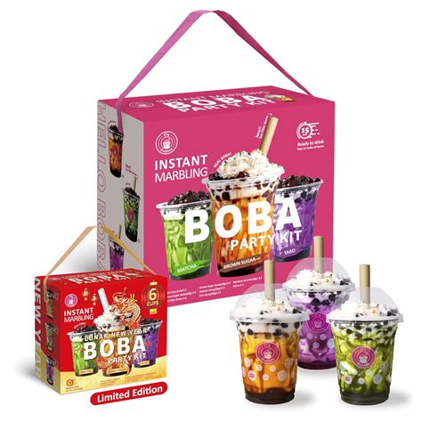 O'sBubble O’s Bubble Instant Marbling Boba Party Kit Ambient India | Ubuy