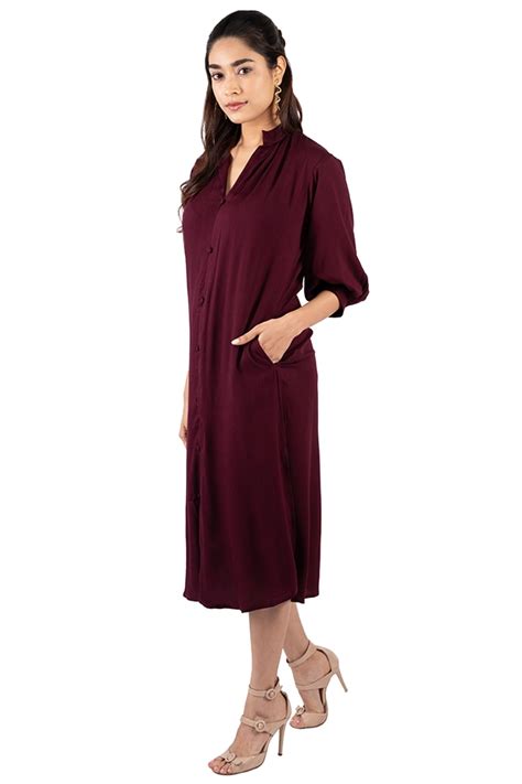 Buy rayon shirt dress for women online at Zlaata