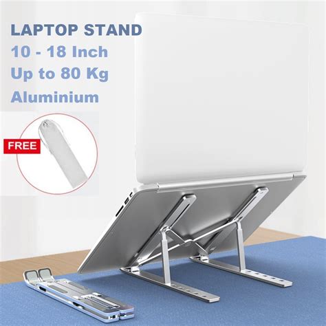 Portable Laptop Stand Dudukan Komputer Meja Aluminium Notebook Tatakan ...