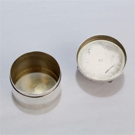 Modernist Stuart Devlin Type English Sterling Silver Amethyst Covered ...